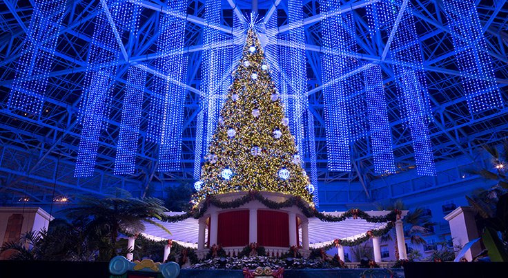 gaylord palms christmas tree trail