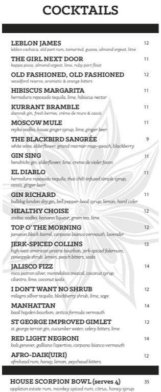 Cocktails at Anise Gastrobar