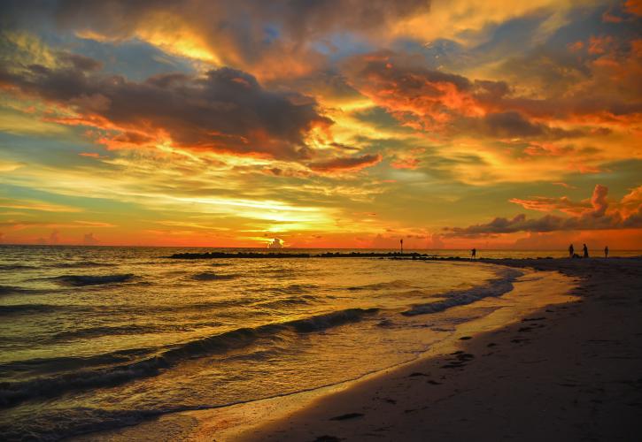 Honeymoon Island State Park sunset