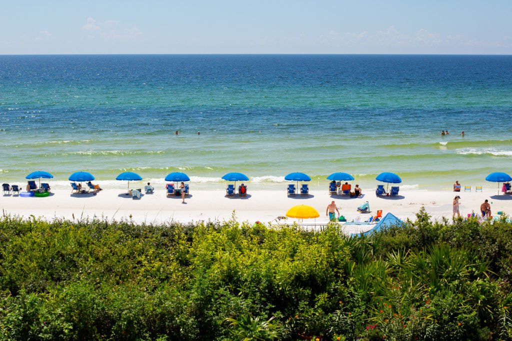 Seaside beach in South Walton