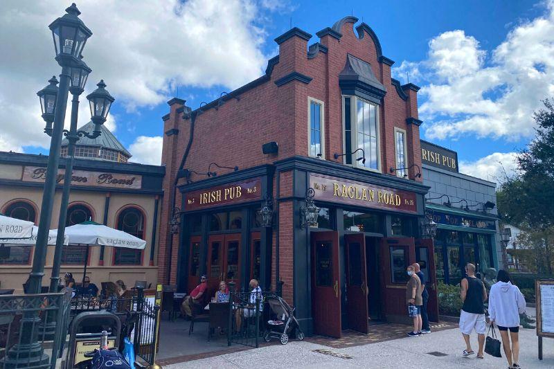 Raglan Road Exterior - restaurants in Disney Springs