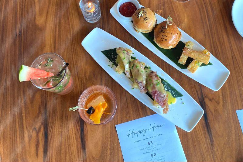 STK-Orlando-Happy-Hour-menu-drinks-and-plates