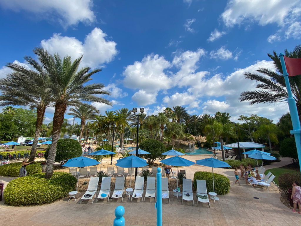 Pool area at Reunion Resort