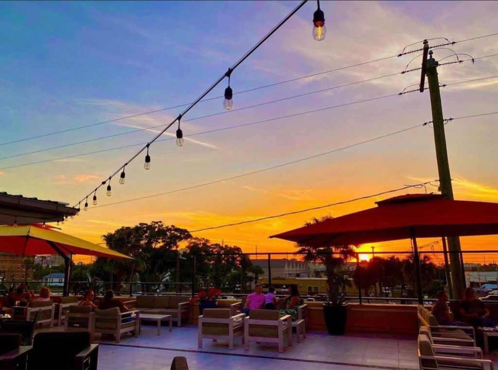 Rooftop bar in Ybor City - Santo's Drinkeria at Casa Santo Stefano