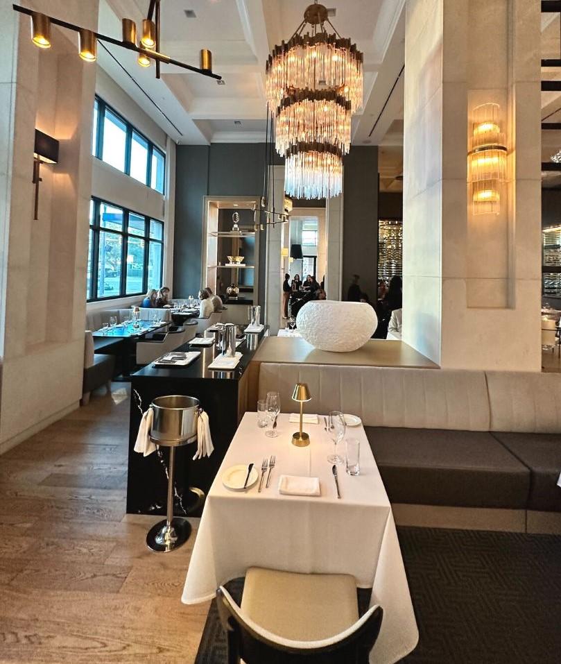 Interior dining room of Ponte Modern American Tampa Restaurant - Ciarra Johnson