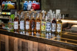 A variety of Cotherman Distilling Co. spirits