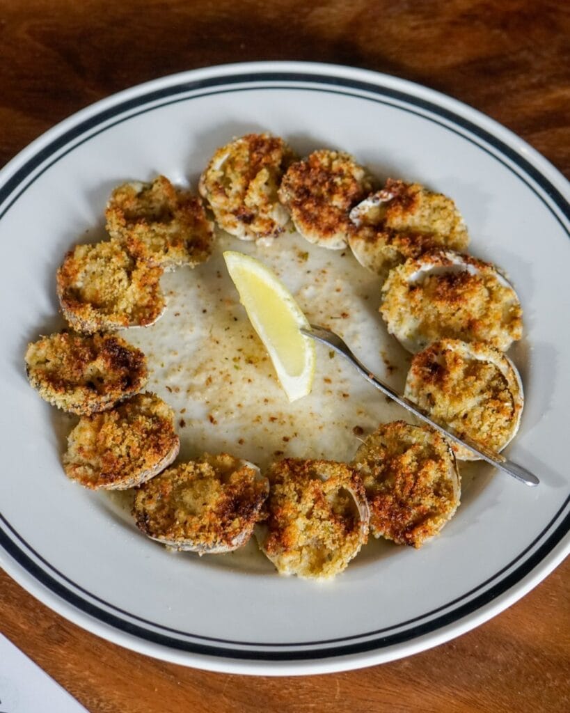 Clams on the Half Oreganato from SPeaks Clam Bar