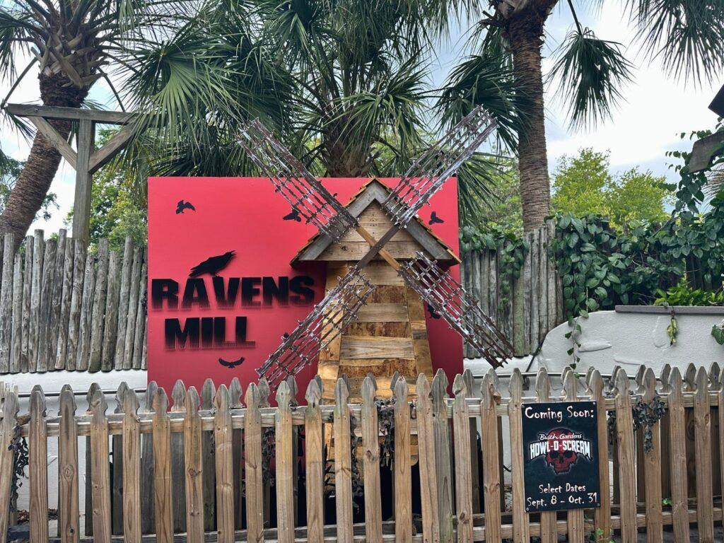 Howl O Scream Busch Gardens Tampa Bay Ravens Mill Scare Zone