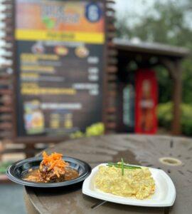 Pork Shank and Potato Salad at Busch Gardens Bier Fest 