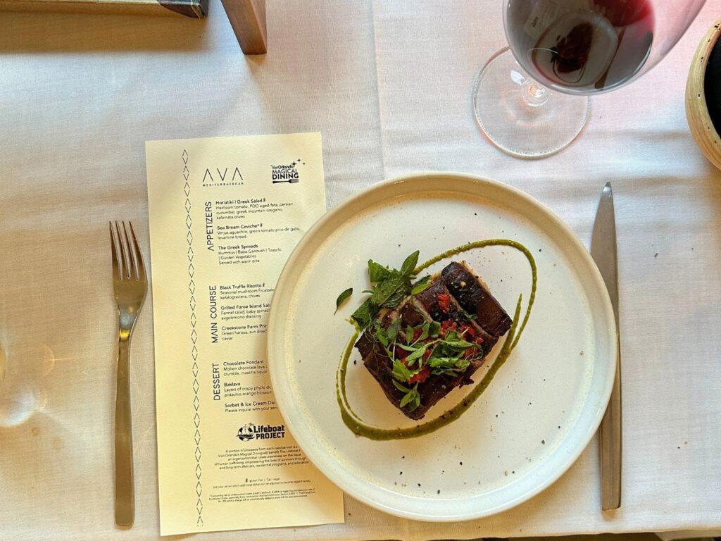 Magical Dining Steak Entree at AVA Mediterraegean - Dani Meyering