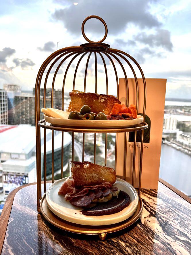 beacon rooftop bar charcuterie board