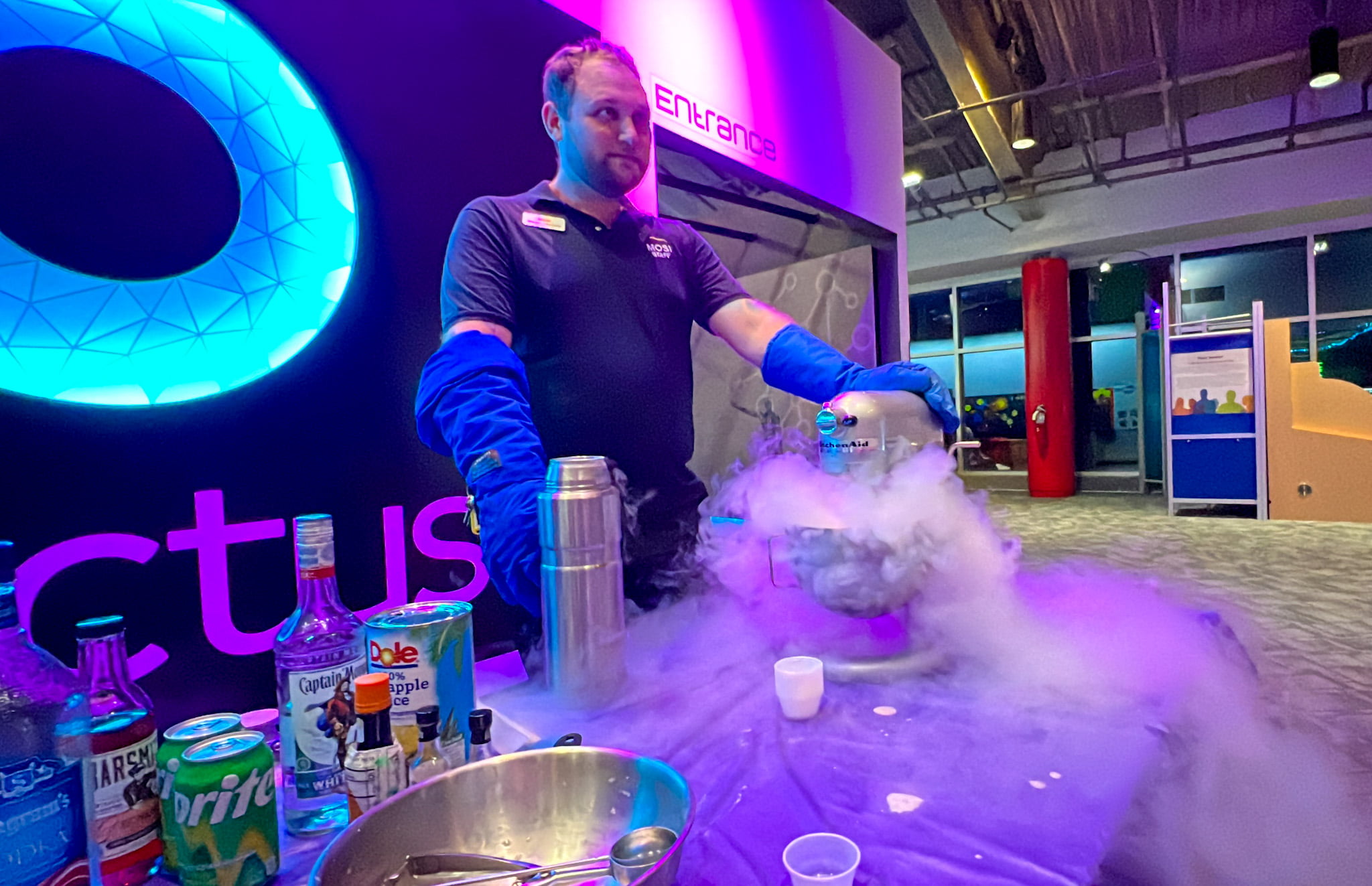 MOSI Science After Dark Nitro ice-cream 2