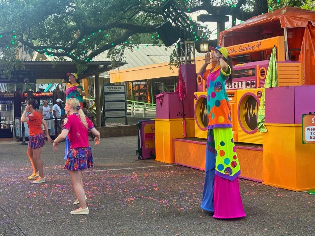 Stanleyville DJ Dance Time at Busch Gardens Summer Nights