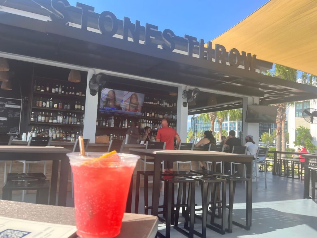 Blackberry Lemonade at Stones Throw Tampa Riverwalk