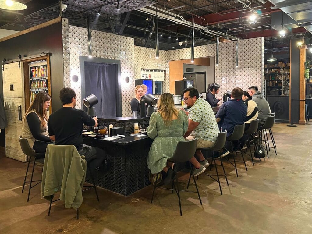 Gyukatsu Rose dining counter at EastEnd Market new orlando restaurant - image by Dani Meyering