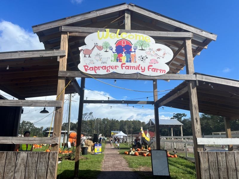 Raprager Farms entrance