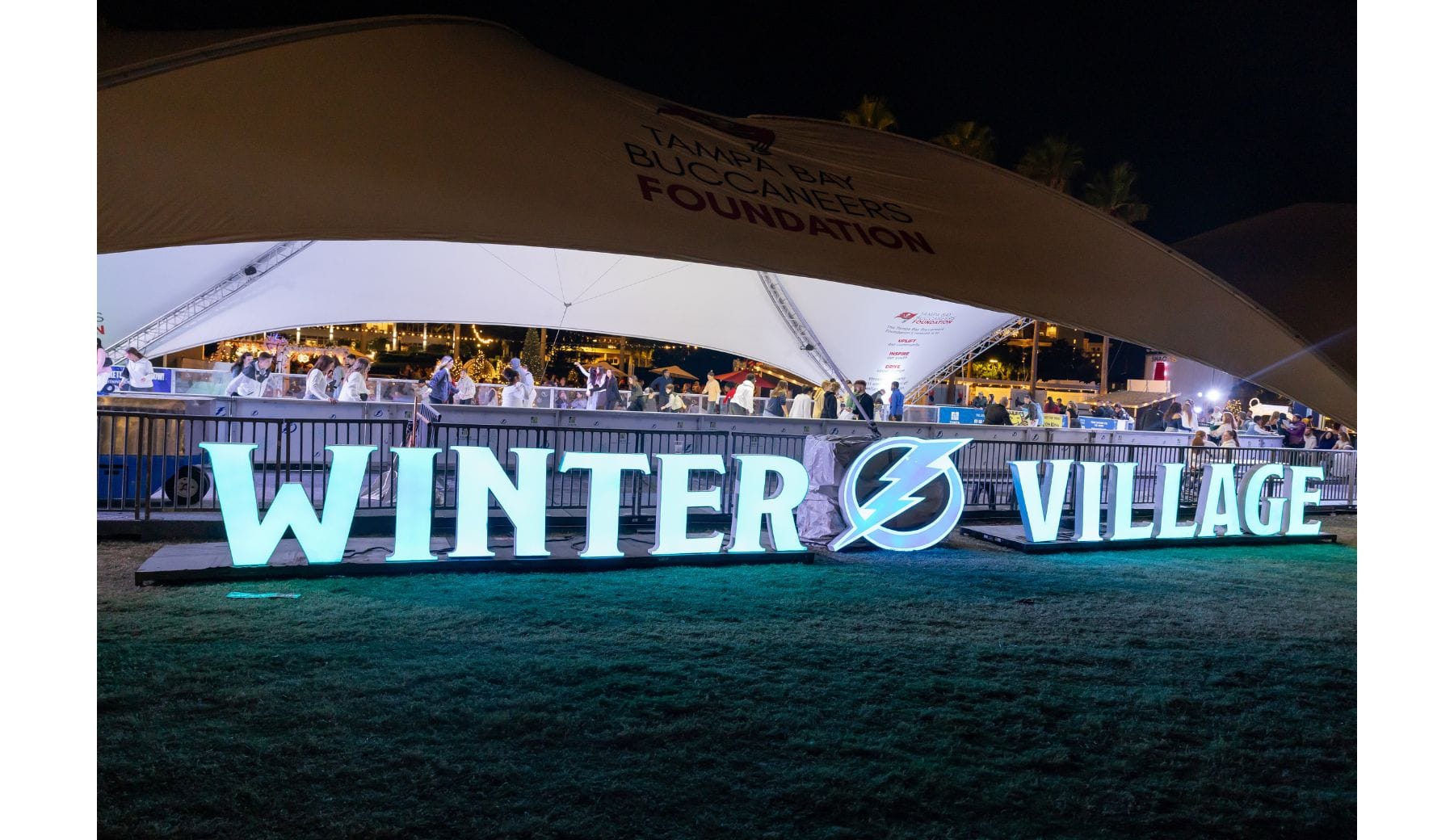 Winter Village 2024 sign