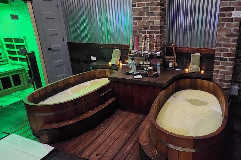 Orlando Beer Spa soaking tubs for a weekend getaway in Orlando