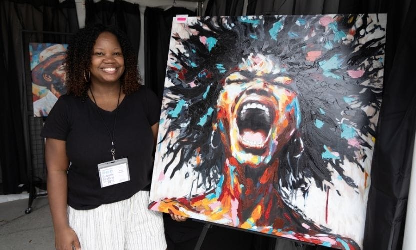 Ashli Harper photo by Will Staples, for Gasparilla Festival of the Arts. 2024.