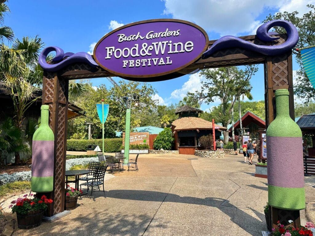Busch Gardens Food and Wine Festival Weekends Entrance - image by Dani Meyering