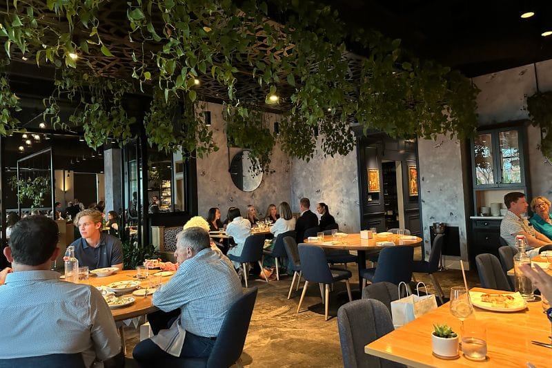 modern dining room at rocca in tampa bay — Image by Hailea Boykin