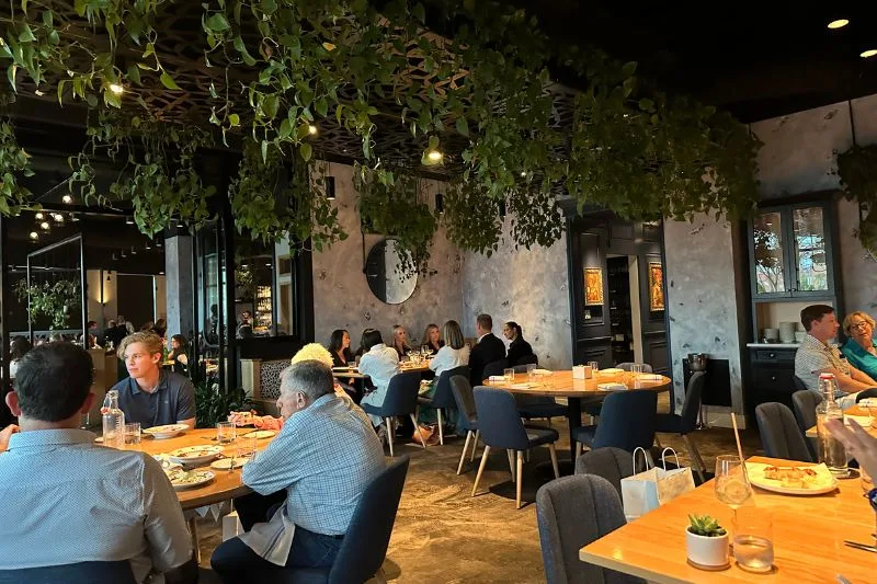 modern dining room at rocca in tampa bay — Image by Hailea Boykin