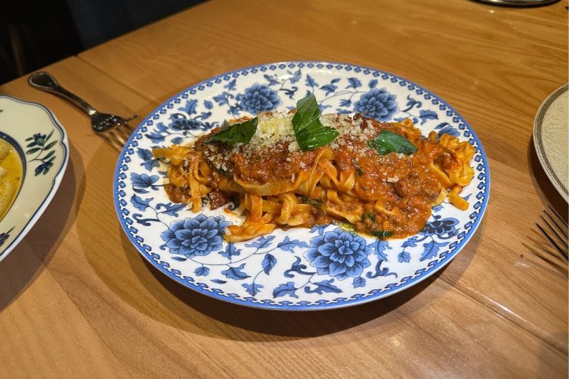 Tagliolini al Ragu at Rocca tampa bay