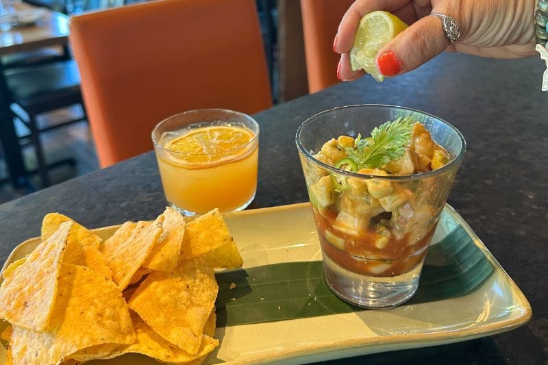 Flavors of Florida's Coctel de Camarones at Frontera Cocina