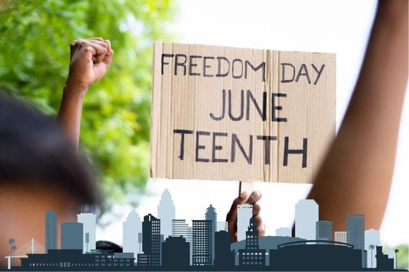 Juneteenth Tampa Bay - image by Dani Meyering in Canva