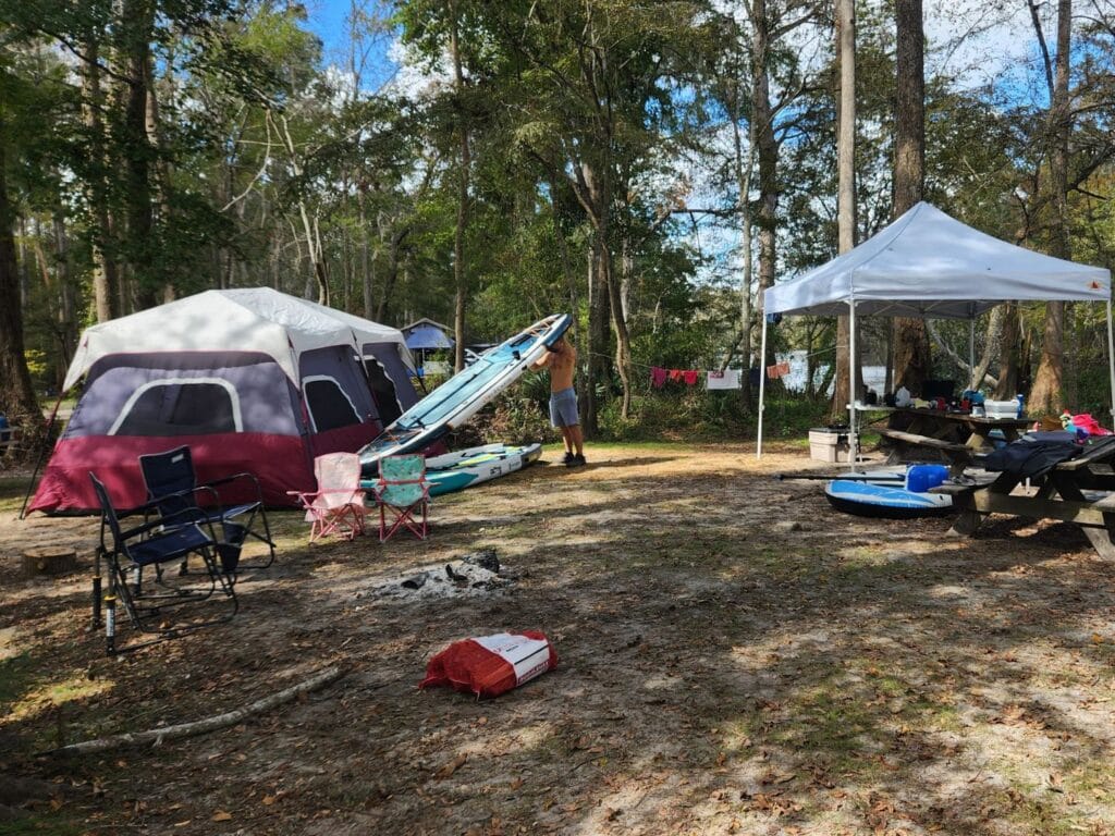 Purchase Camping supplies during the tax holiday and enjoy the outdoors at Hillsborough River State Park