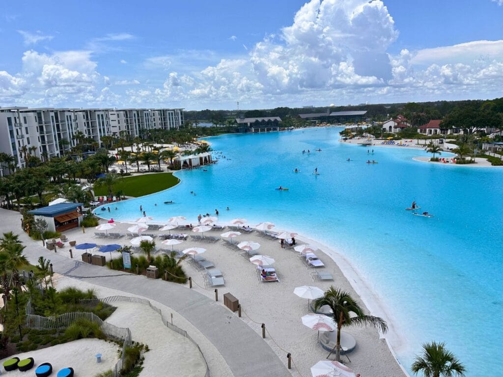 View of Evermore Bay at Conrad Orlando getaway from Tampa - image by Dani Meyering