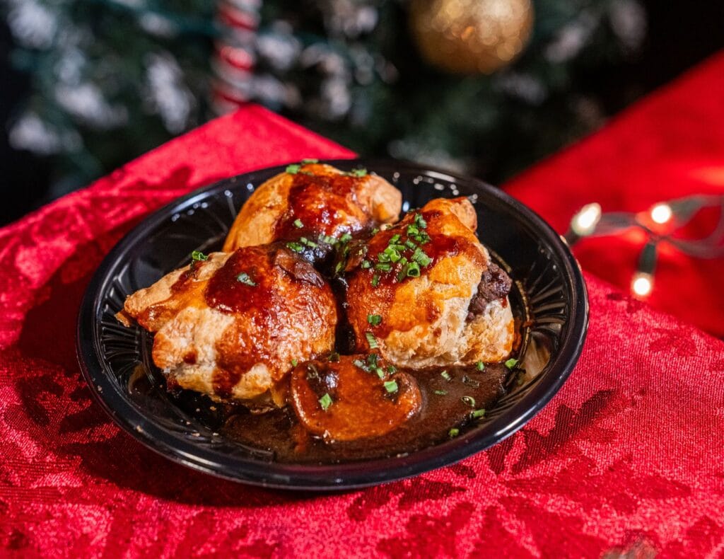 Busch Gardens Christmas Town Beef Wellington