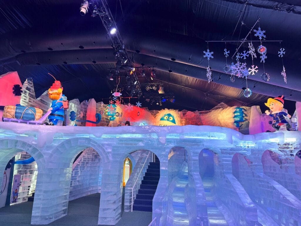 Ice slides at ICE! Gaylord Palms - image by Dani Meyering 2