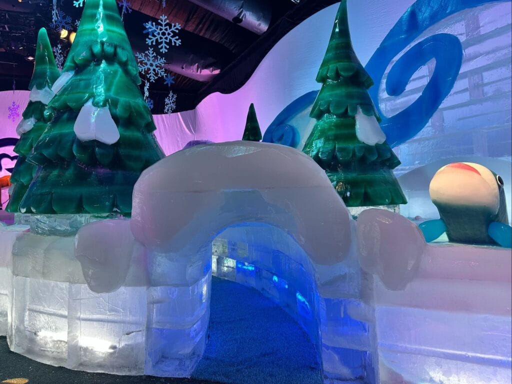 Ice tunnel for kids at ICE! Gaylord Palms - image by Dani Meyering
