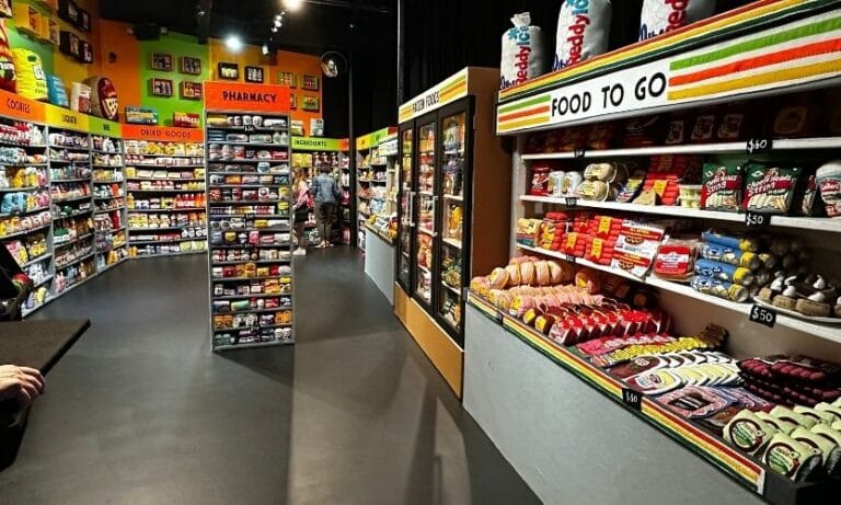 Lucy Sparrow's Quick Shop is filled to the brim with all your favorite groceries made out of felt!