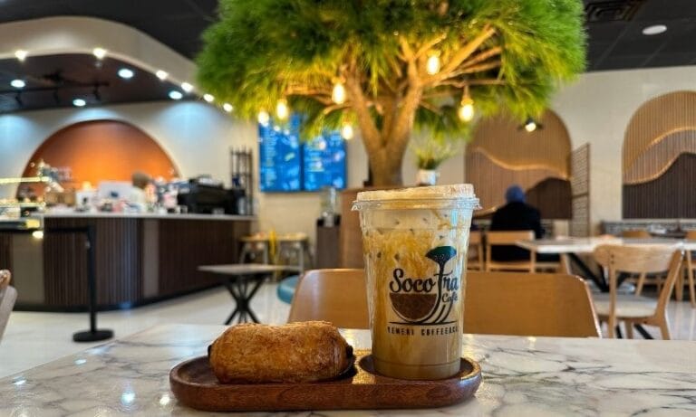 The inside of Socotra Coffee & Co.