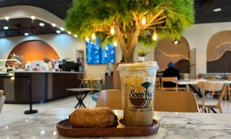 The inside of Socotra Coffee & Co.