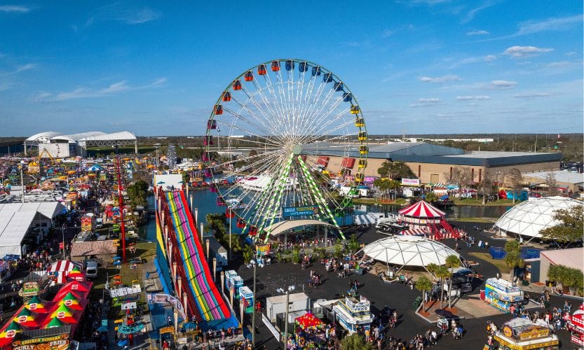 The Florida State Fair is full of great rides that are great for a thrilling date night!