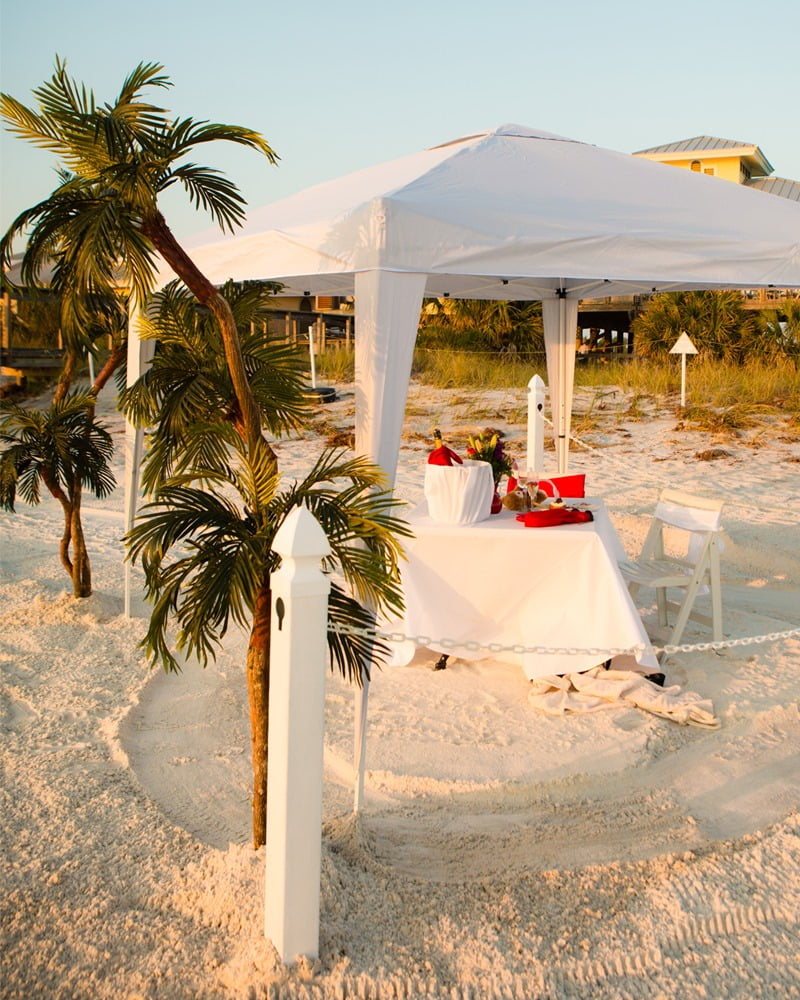 Honeymoon Island Private dinner for Two