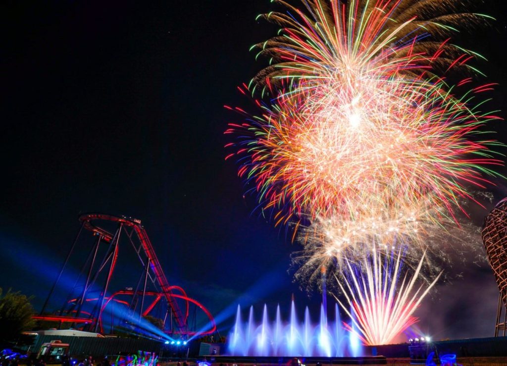Spark! fireworks show at Busch Gardens Tampa Bay
