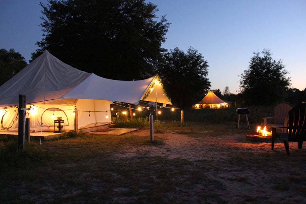 Summer bucket list - Go glamping at Lake Louisa State Park outside of Orlando