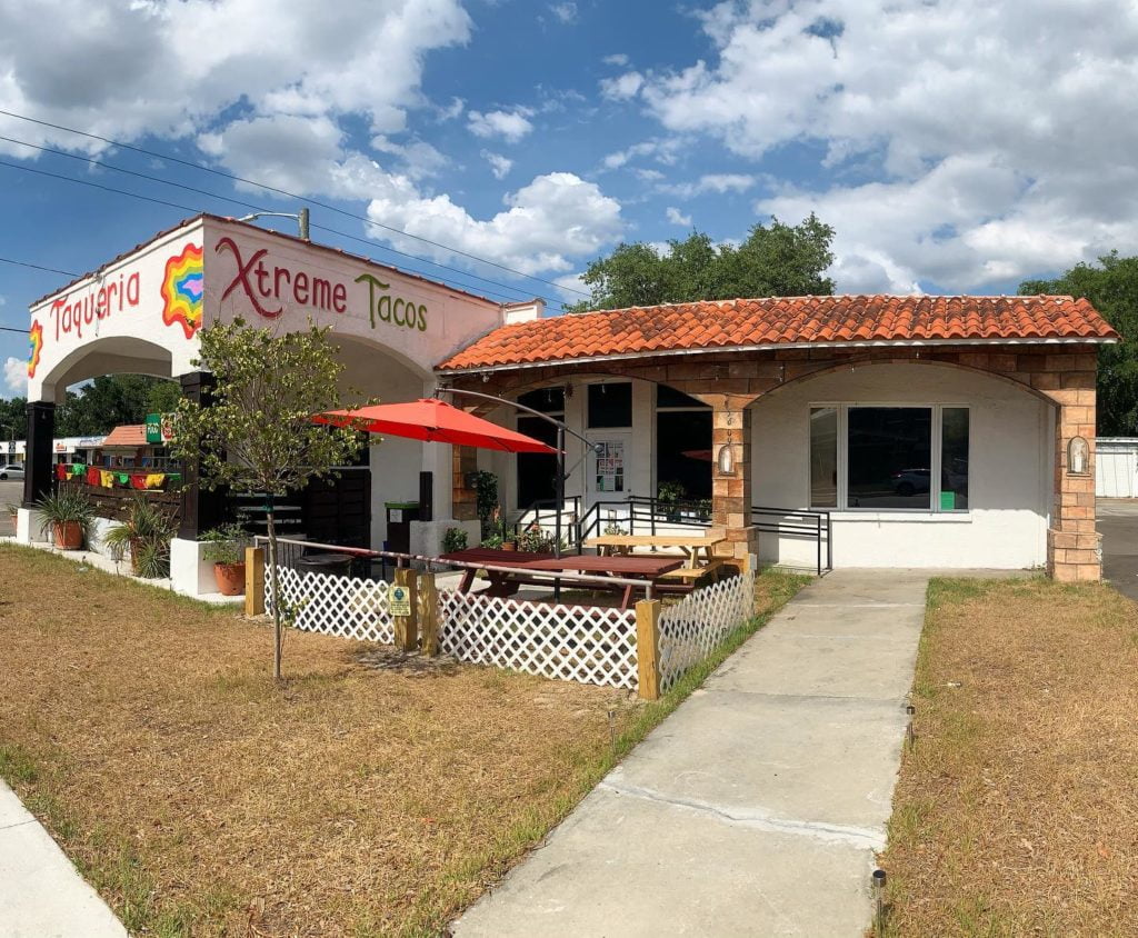 Front view of Xtreme Tacos
