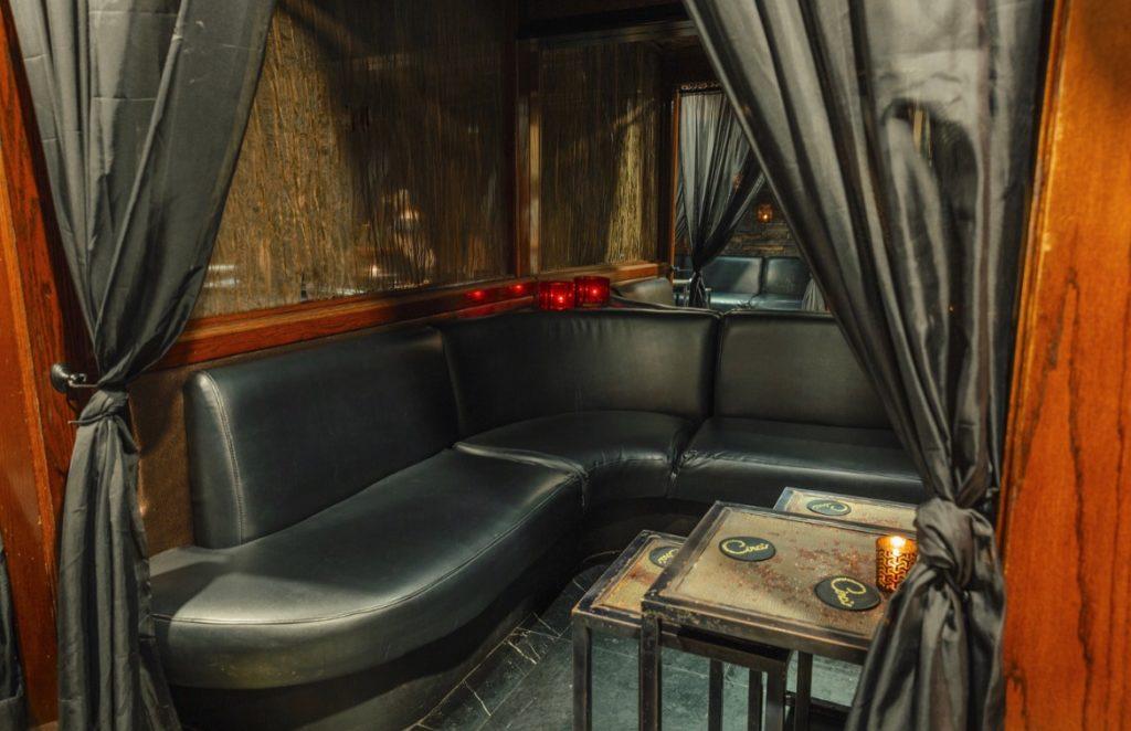 Private booths at Ciro's - Tampa Bay's most romantic restaurants